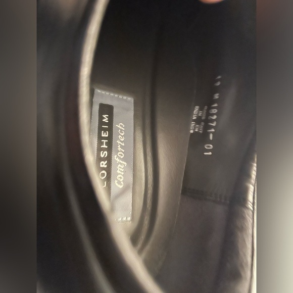 Florsheim Men’s Size  12 Black Leather Dress Shoe worn once - Picture 7 of 11